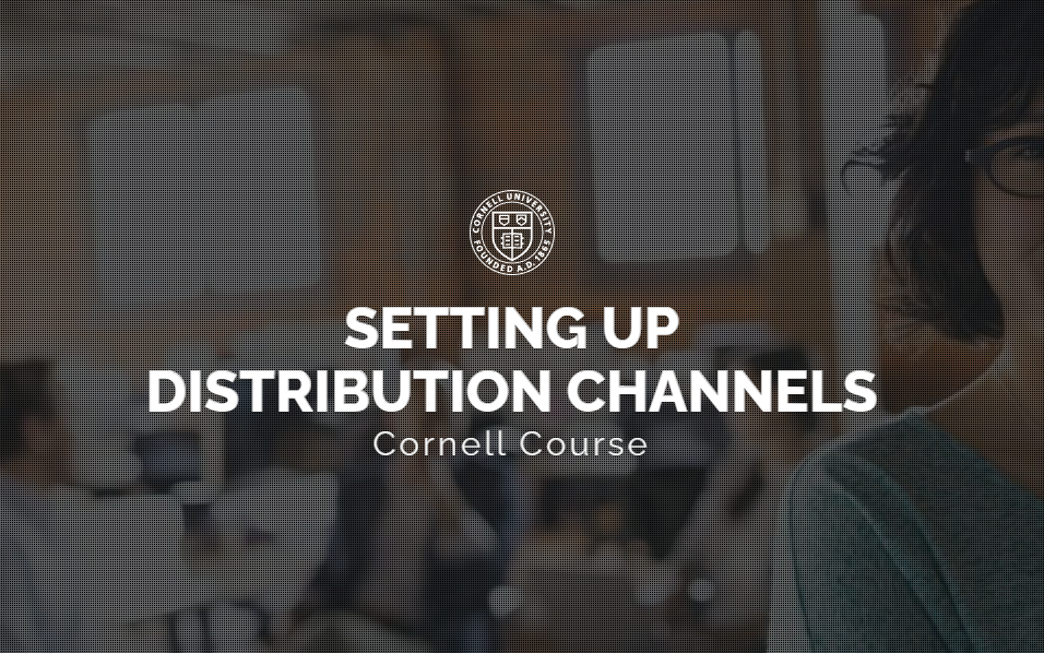 M3: Setting Up Distribution Channels